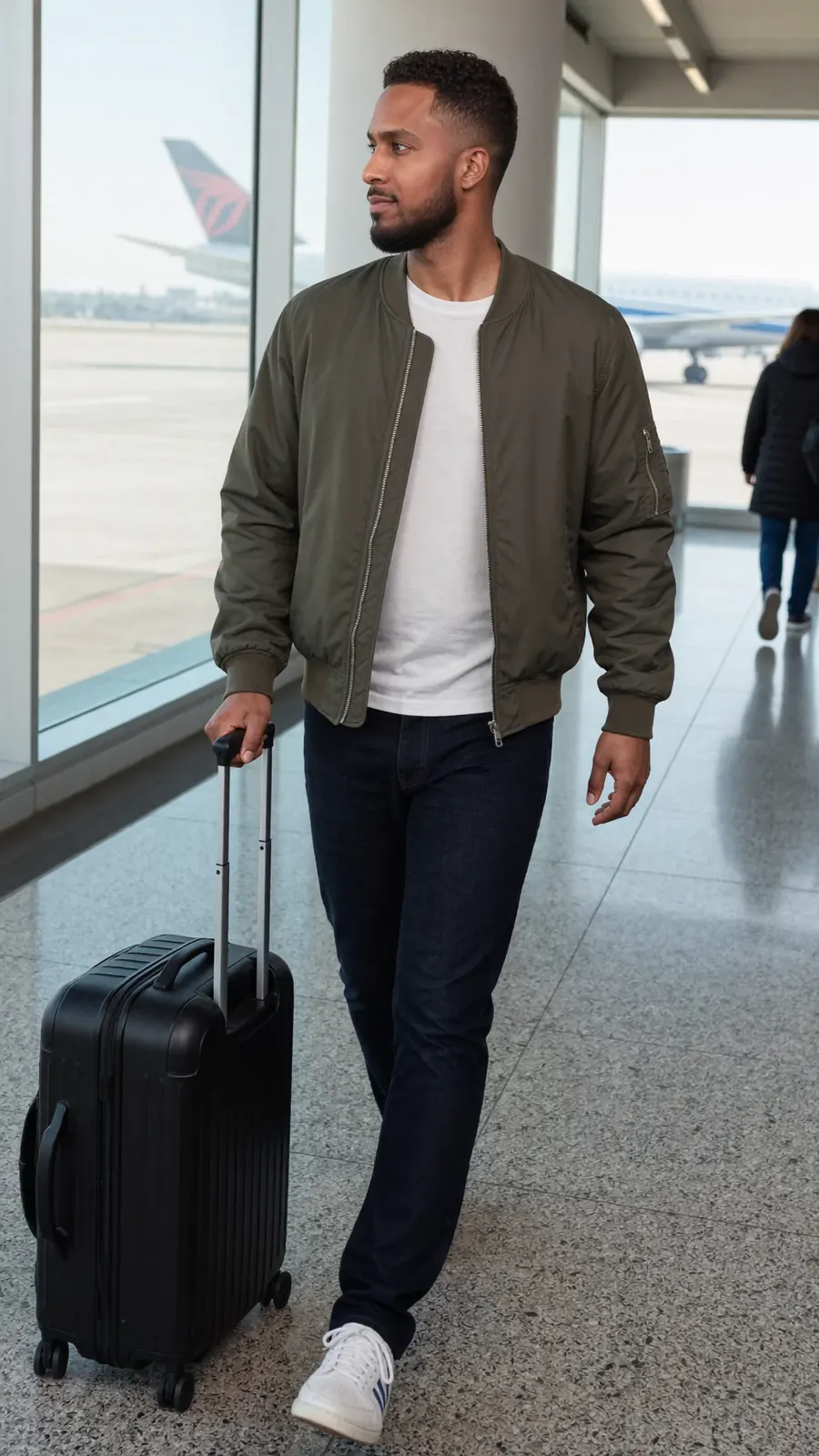 King The Kemist in a layered streetwear look